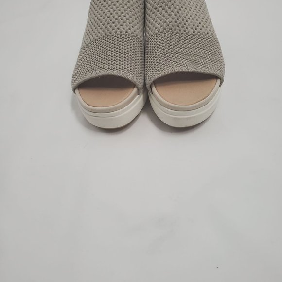 D'Scholls Women's Oyster Mesh Knit Sonia Open Toe Platform Slide Sandals Sz 7.5M - Picture 12 of 16